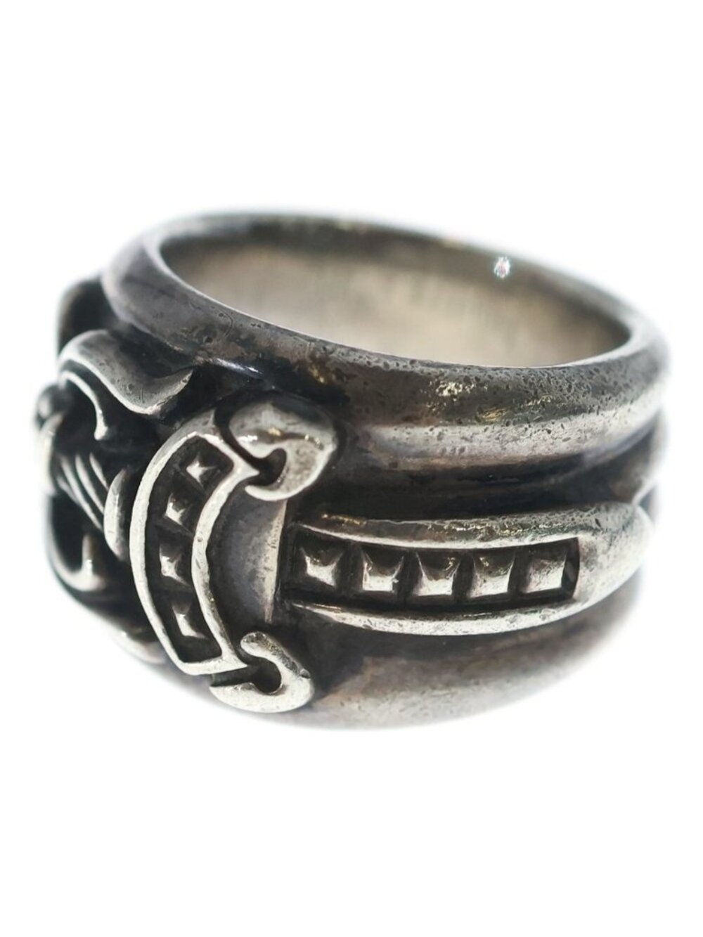 Chrome Hearts Dagger Ring Silver